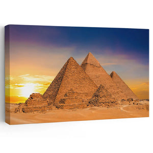 Egyptian Pyramid Wall Art Canvas