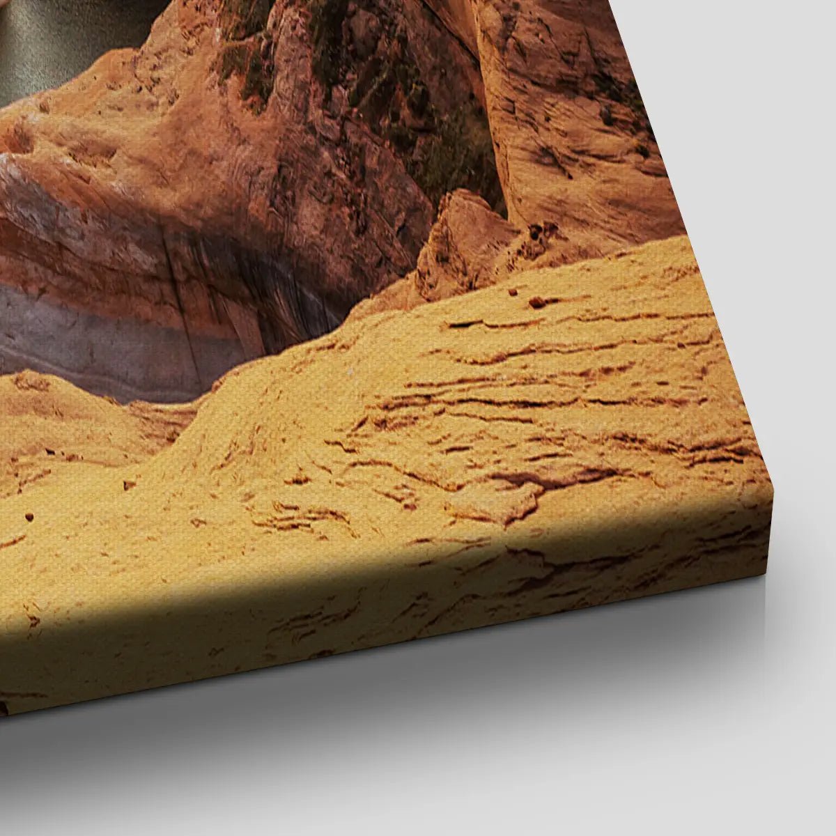 Reflection Canyon Framed Canvas Print, Large Desert Wall Art