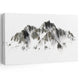 Snowy Mountains Wall Art Canvas