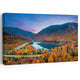 Autumn Mountain Lake Wall Art Canvas