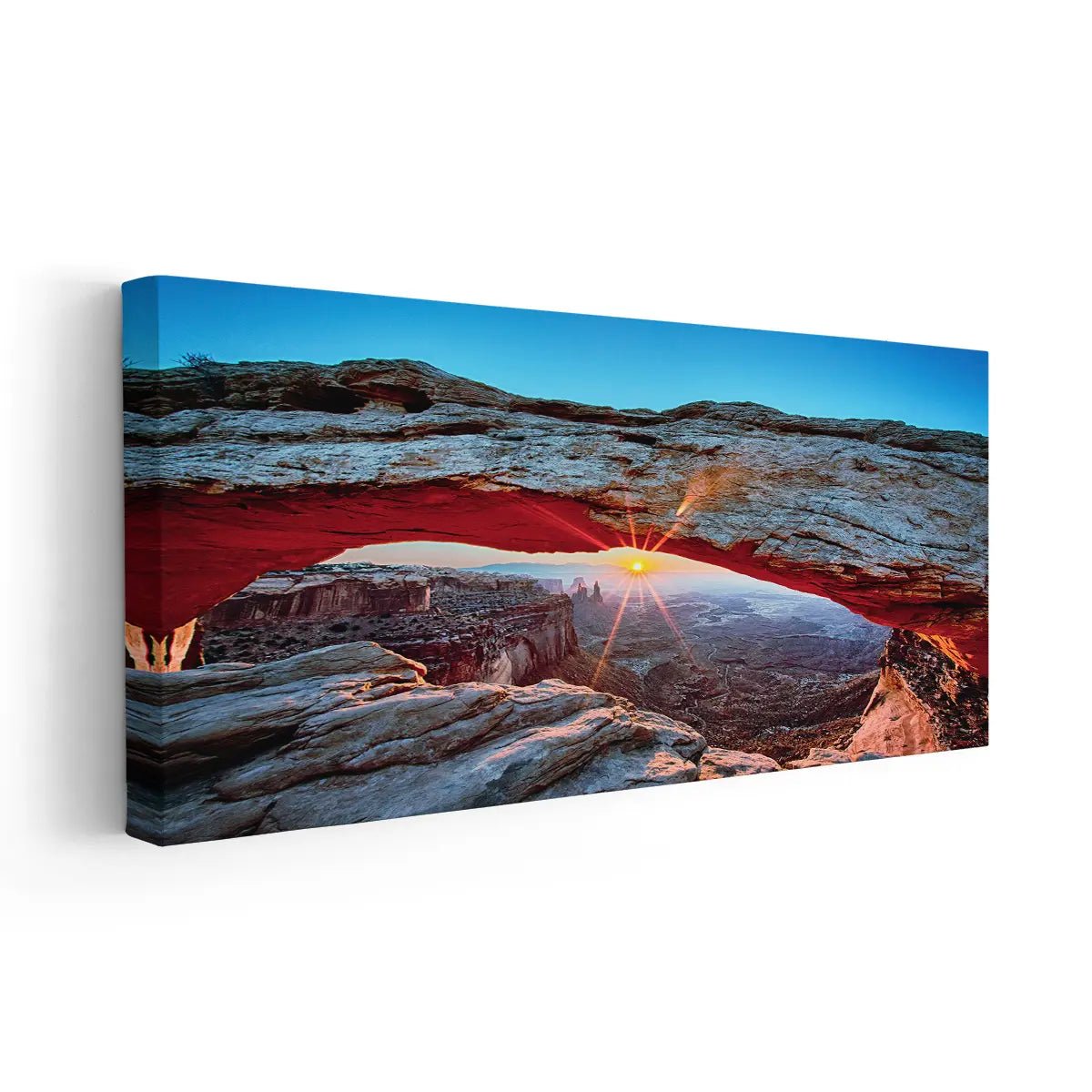 Mesa Arch Sunset Wall Art Canvas