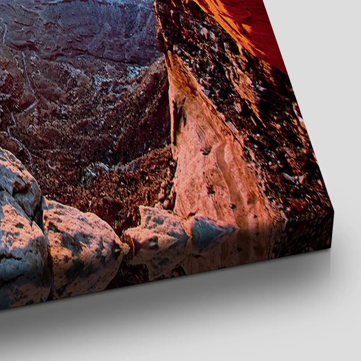 Mesa Arch Sunset Wall Art Canvas