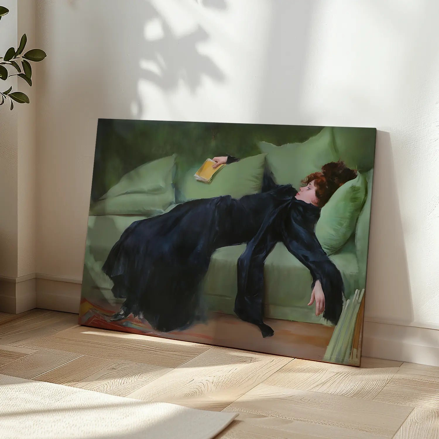 Decadent Young Woman Canvas Wall Art-Stunning Canvas Prints