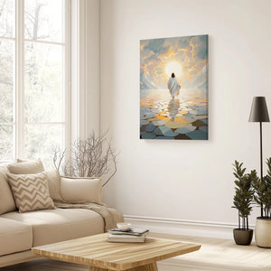 faith canvas wall art, jesus art canvas, christian wall prints
