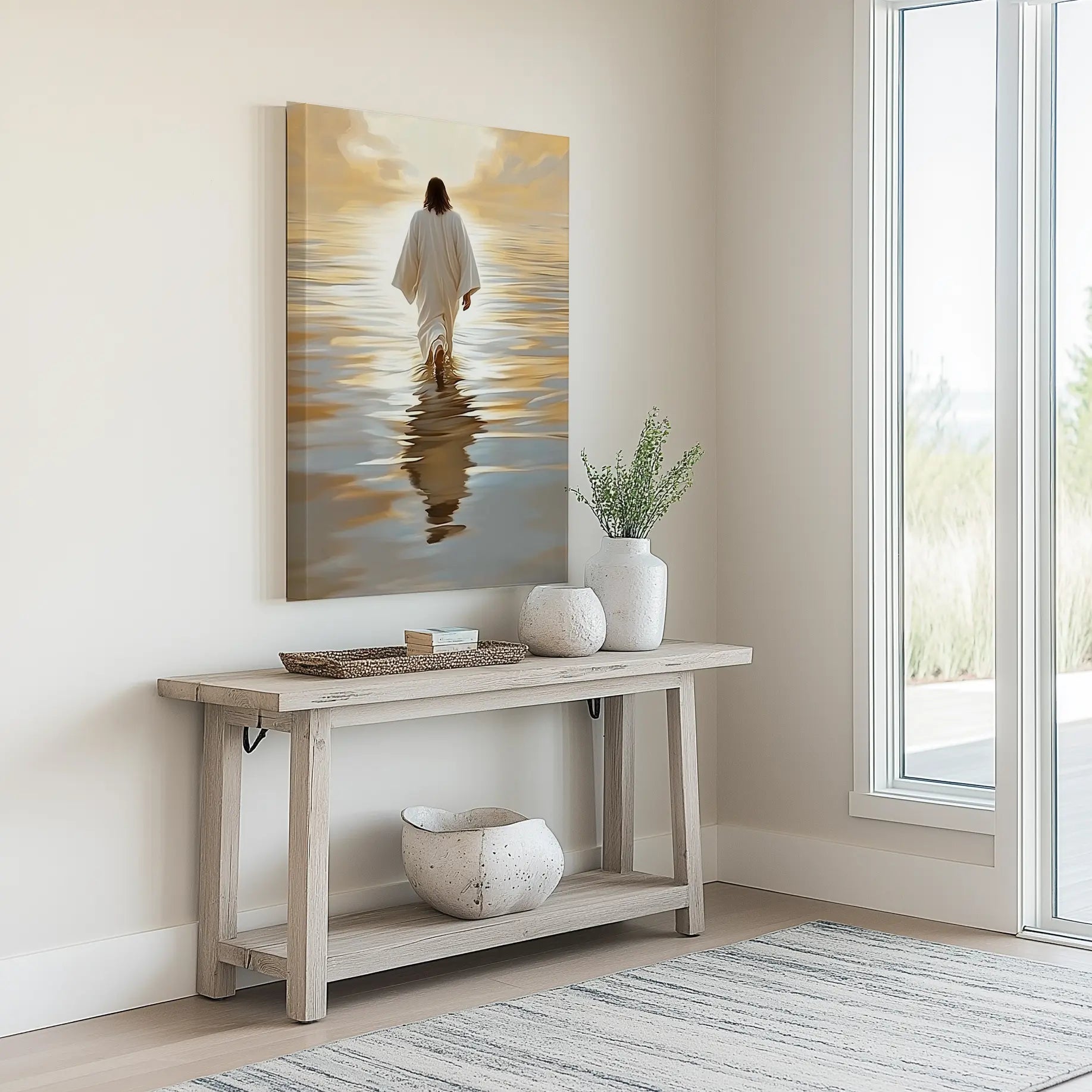 large christian wall art, contemporary christian wall art, framed christian wall art