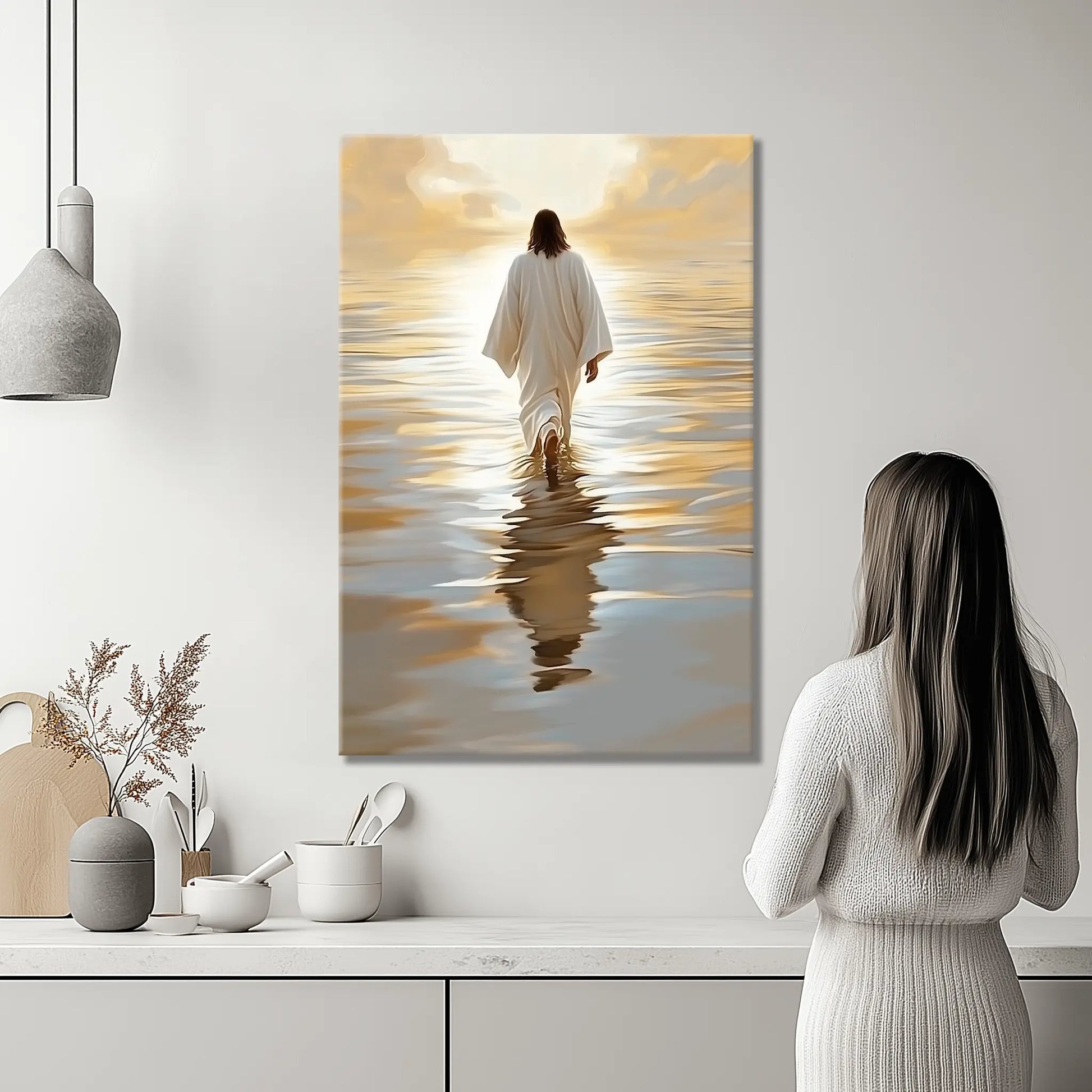 modern christian artwork, religious wall hangings, spiritual artwork