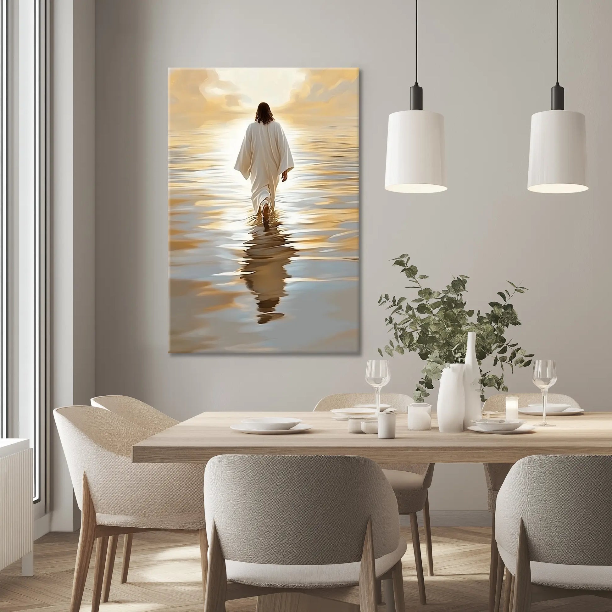 religious artwork prints, canvas jesus painting, christian framed artwork