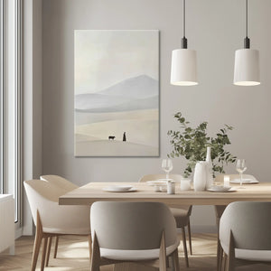 Jesus shepherd artwork, framed Christian home decor, faith-inspired art print.