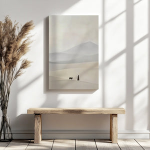 Christian wall art of Jesus and the lost sheep, framed religious prints, faith canvas.