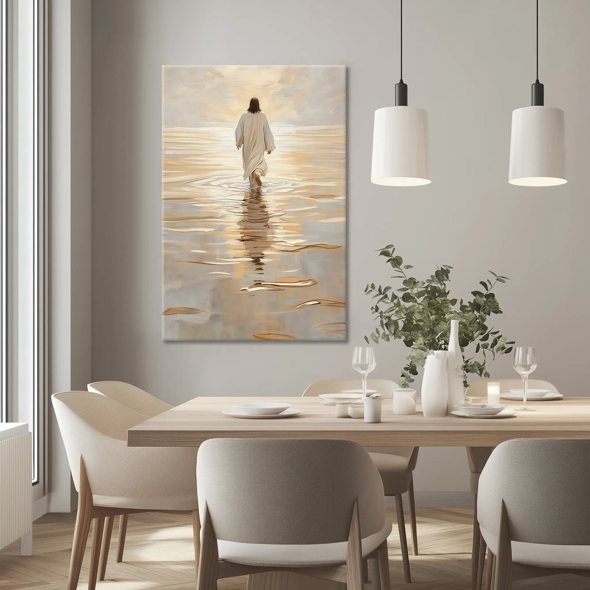 framed christian artwork, christian home decor wall art, large christian canvas wall art