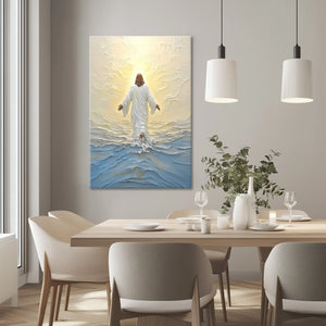 large christian artwork, faith print, framed christian wall art