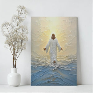 large christian canvas wall art, framed christian art, modern christian art prints