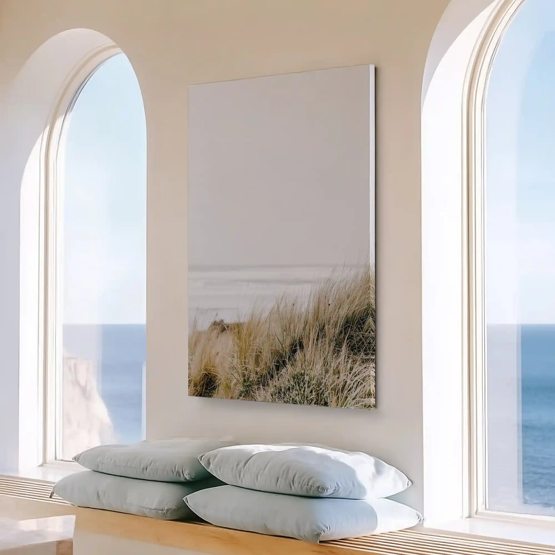 Large dune landscape painting perfect for above the sofa placement