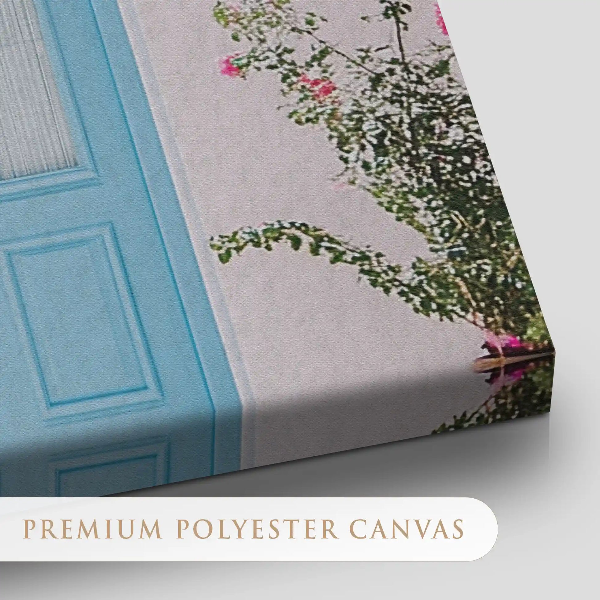 Greek Island Doorway Canvas Wall Art