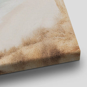Secluded Beach & Sea Stacks Canvas Wall Art