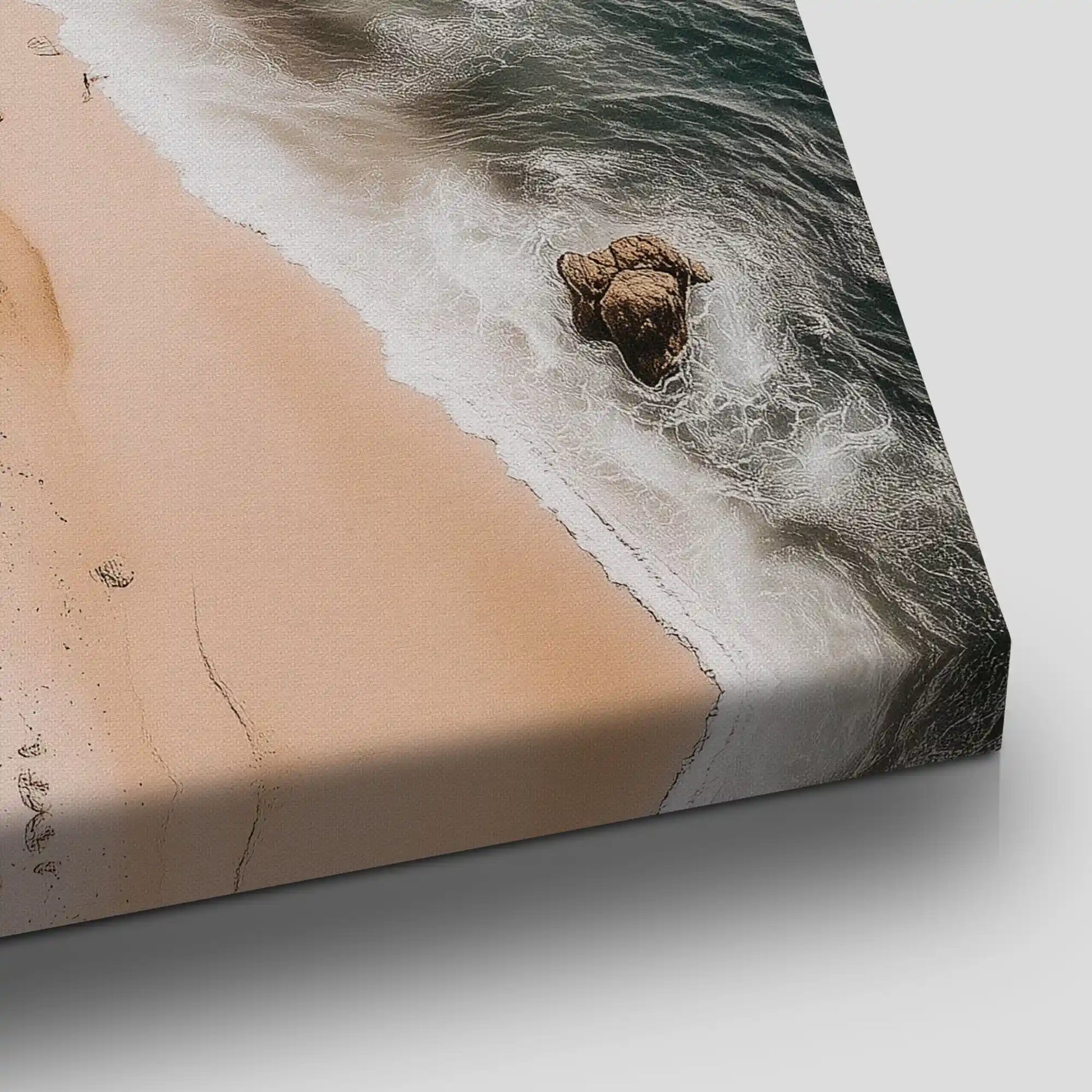 Cliffside Coastline Canvas Wall Art
