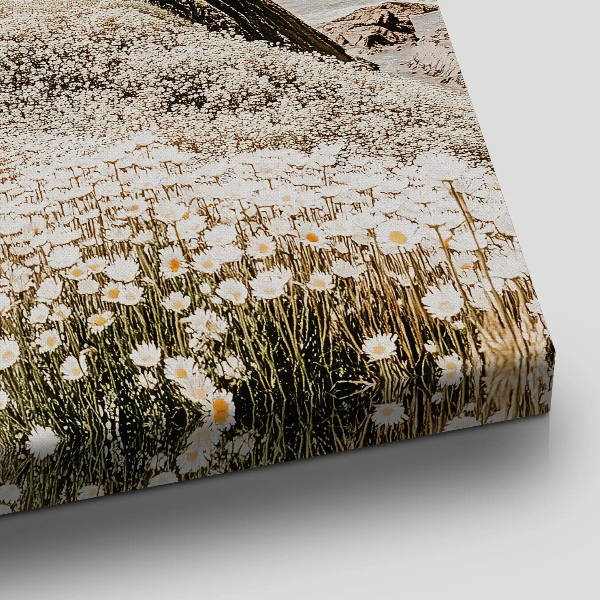 Wildflower Cliffside Canvas Wall Art