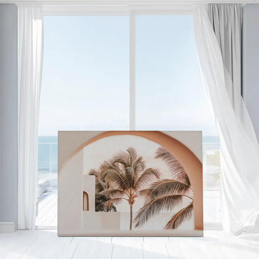 Warm coastal wall decor bringing relaxed and tropical mood to modern interiors