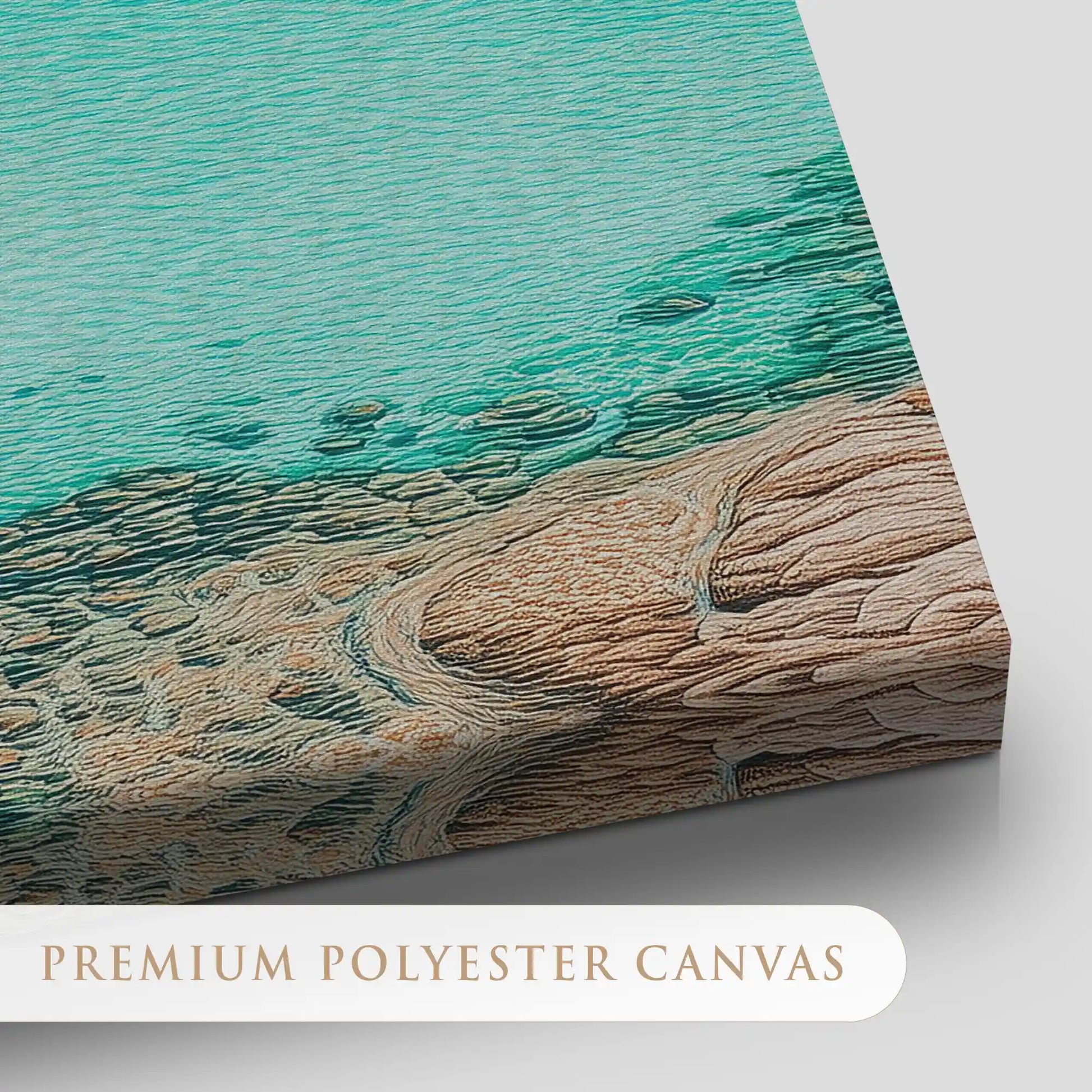 Turquoise Cove Cliffs Canvas Wall Art