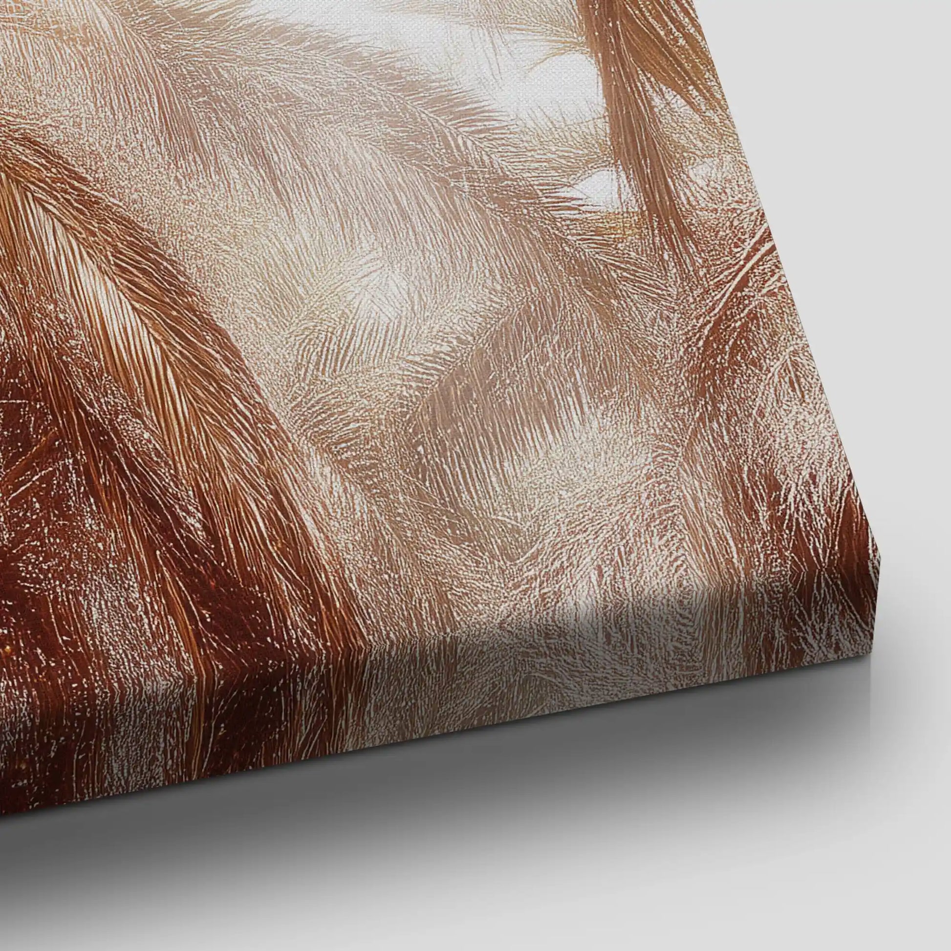 Golden Palm Trees Canvas Wall Art
