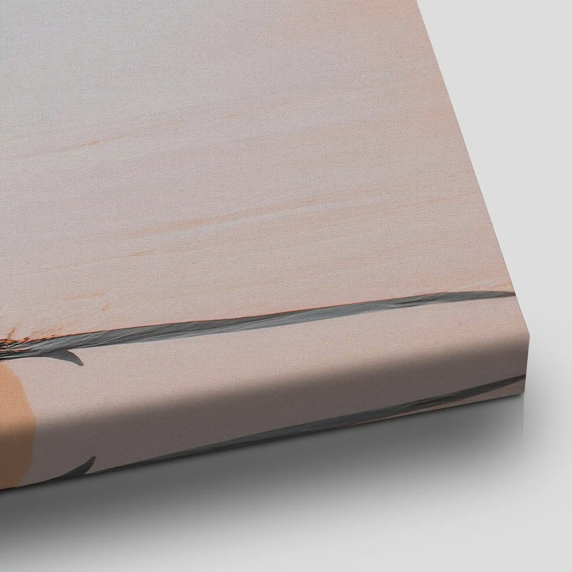 Surfboard on Beach Canvas Wall Art
