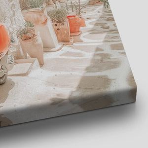 Mediterranean Alleyway Canvas Wall Art