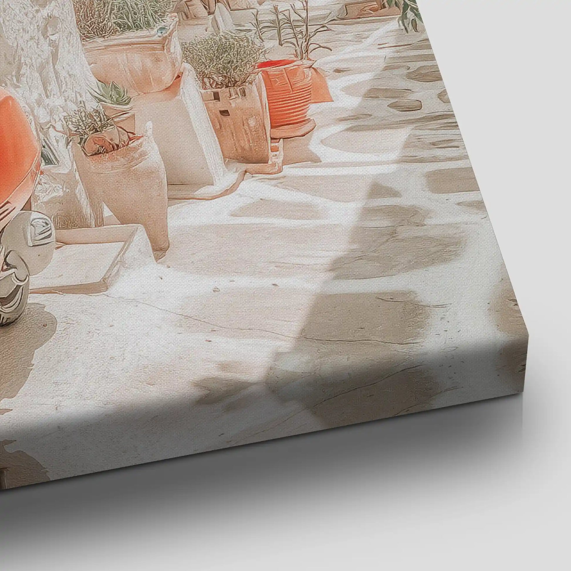 Mediterranean Alleyway Canvas Wall Art