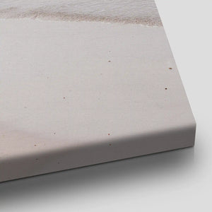 Minimalist Beach Shoreline Canvas Wall Art