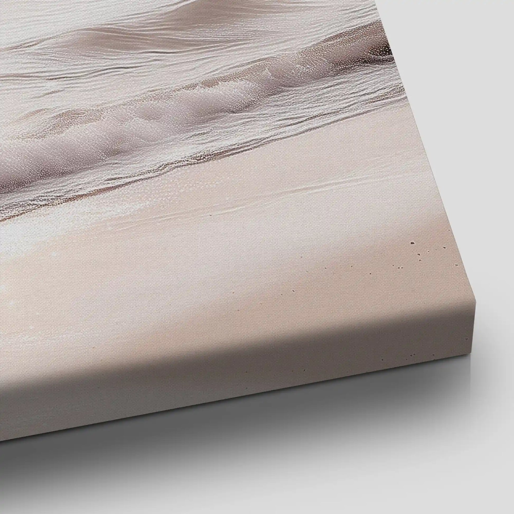 Soft Sunset Beach Canvas Wall Art