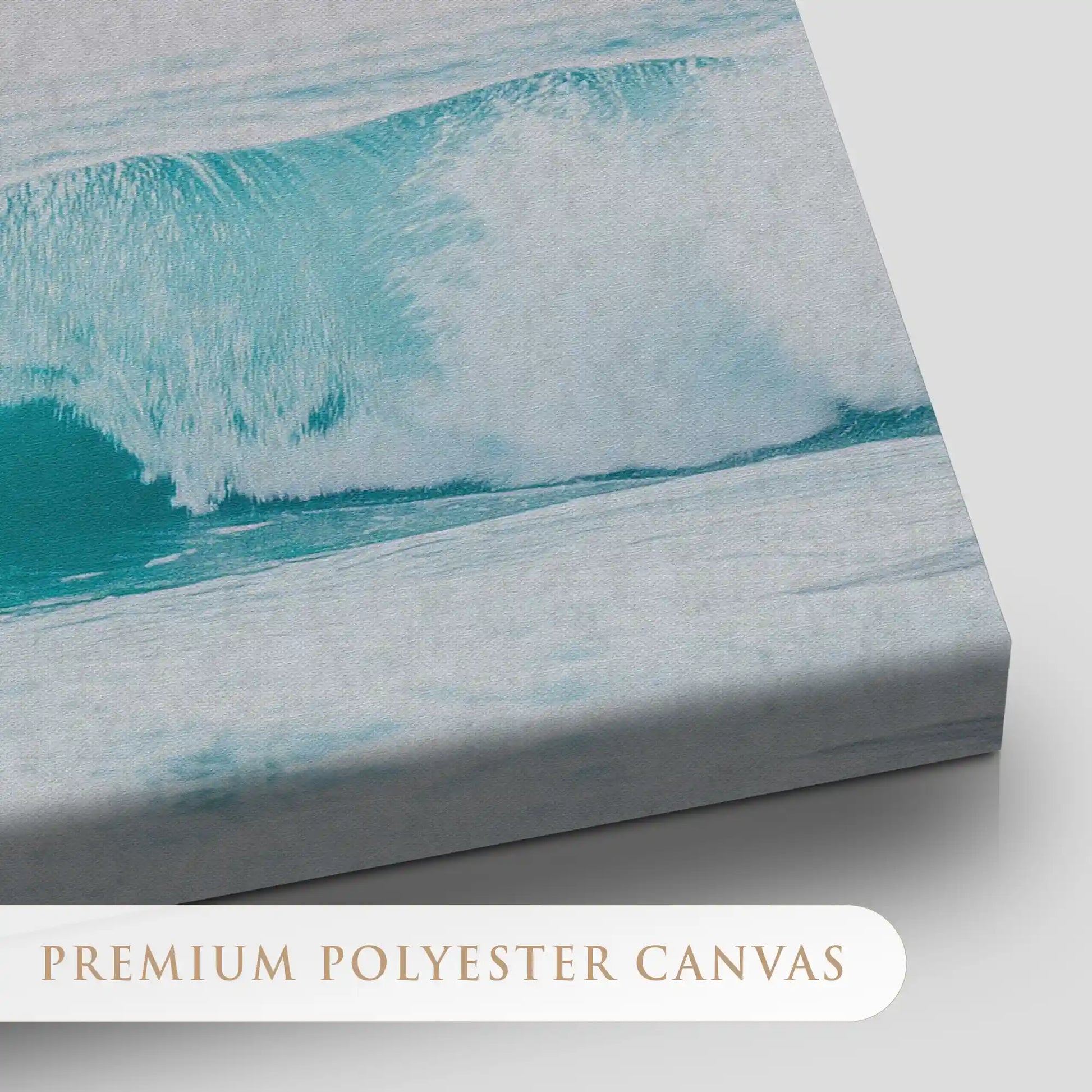 Ocean Wave at Sunset Canvas Wall Art