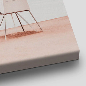 Minimalist Lifeguard Stand Canvas Wall Art