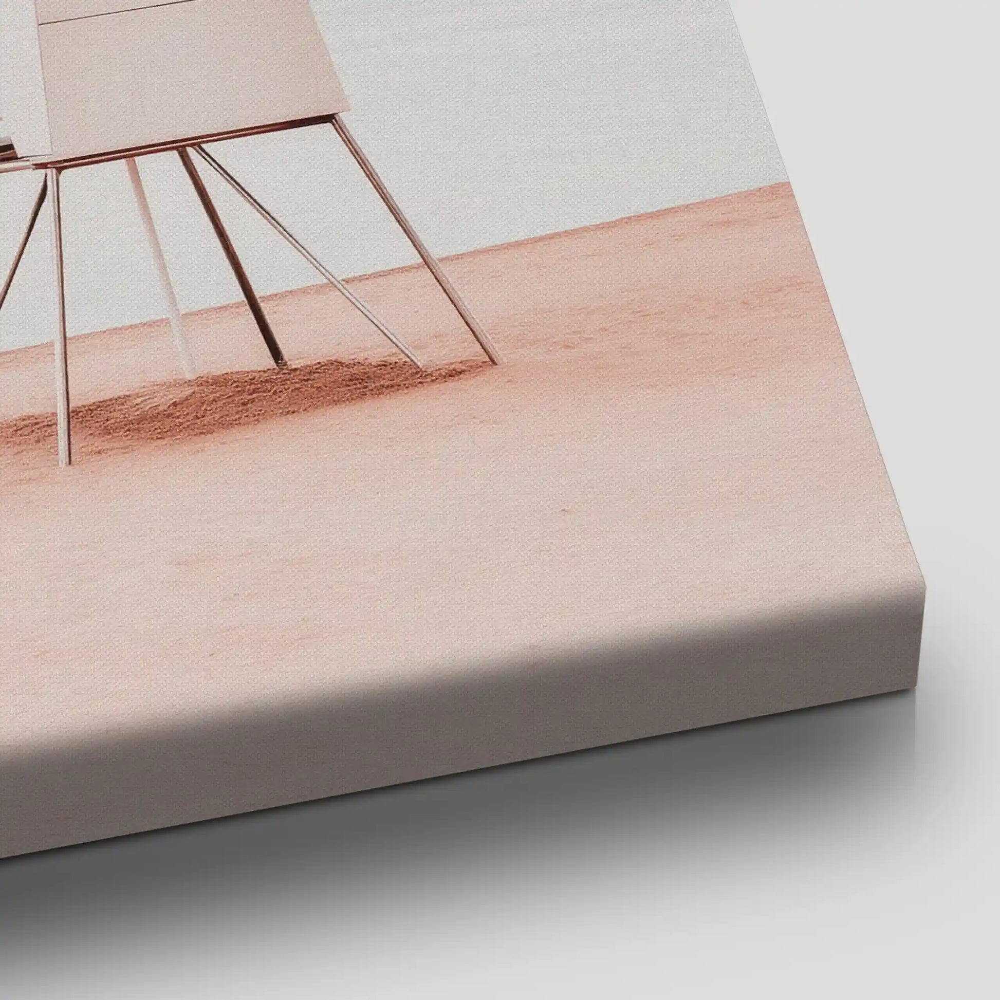 Minimalist Lifeguard Stand Canvas Wall Art