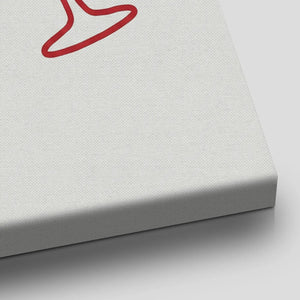 Playful canvas wall decor with centered wine glasses and 'Cheers!' text, ideal for a modern dining or bar space