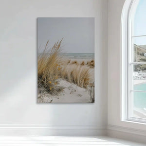 Beige and gray dune wall decor bringing natural calm and coastal serenity to interiors