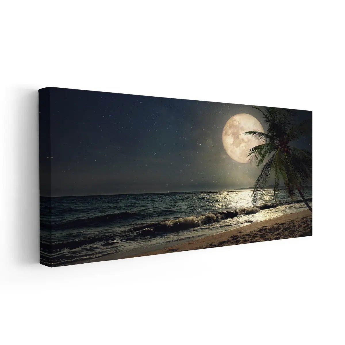 Large Horizontal Coastal Wall Art, Seascape Canvas Print, Beach Wall Decor, Coastal Decor, Ocean Landscape Art