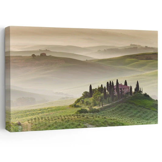 Tuscany Farmhouse Wall Art Canvas