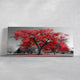 Gallery-wrapped autumn landscape wall art for home office