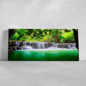 Erawan Waterfall Wall Art Canvas