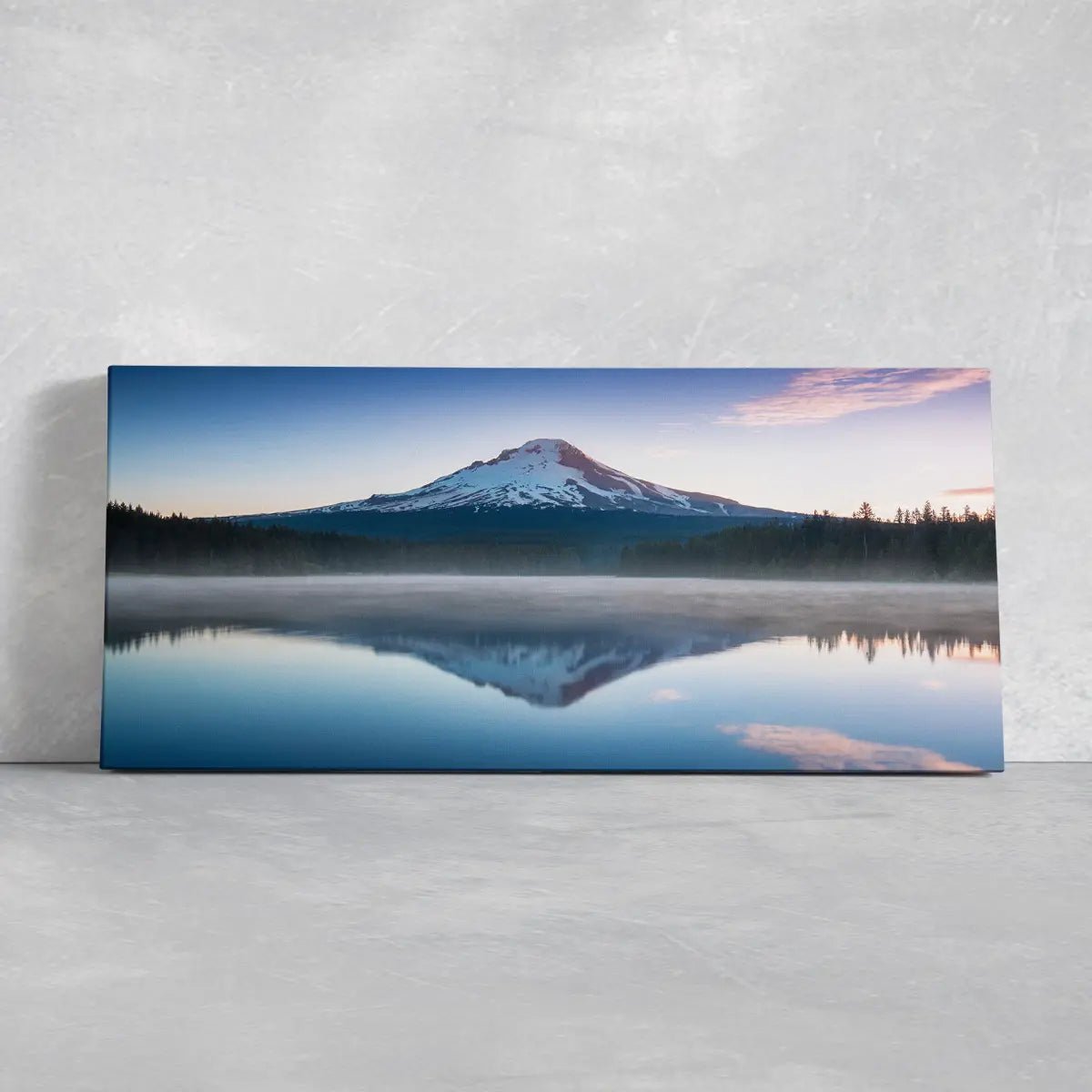 Large mountain scenery painting for office or meditation space