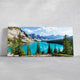 Large tranquil lake wall art for contemporary living rooms