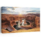 Large Reflection Canyon canvas print for living room decor