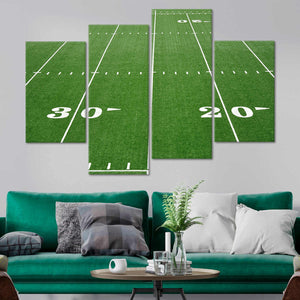 Football Field Wall Art Canvas Print-Stunning Canvas Prints