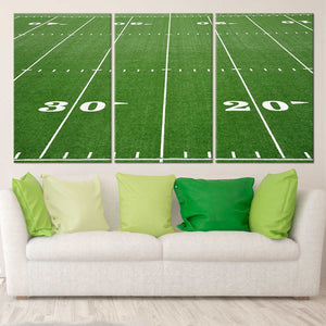 Football Field Wall Art Canvas Print-Stunning Canvas Prints