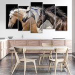 Wild Horse Team canvas wall art