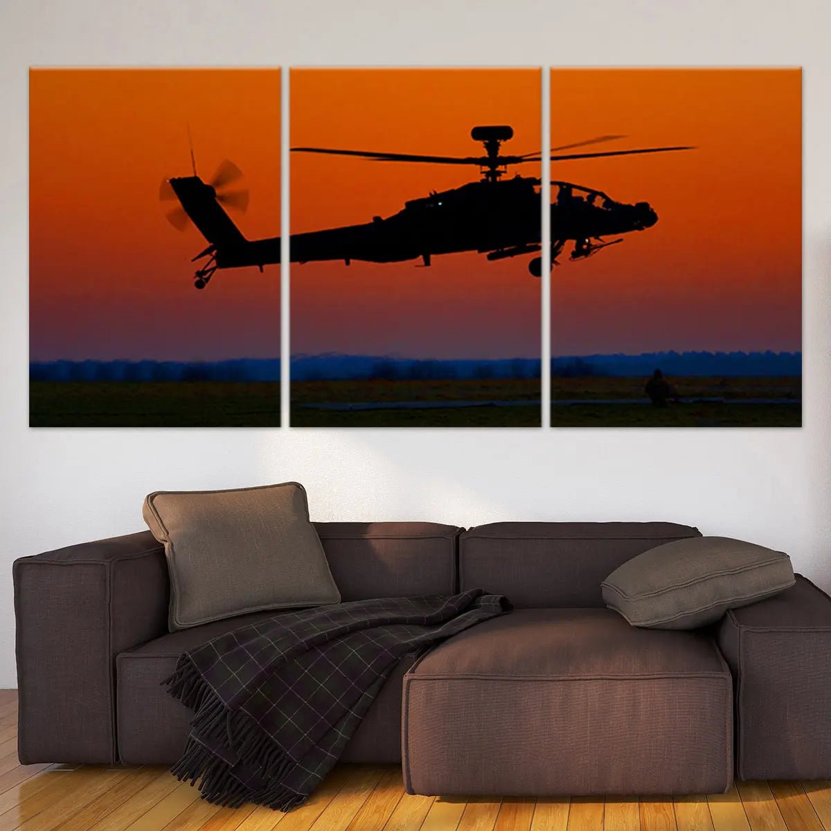 Military Apache Helicopter Wall Art-Stunning Canvas Prints