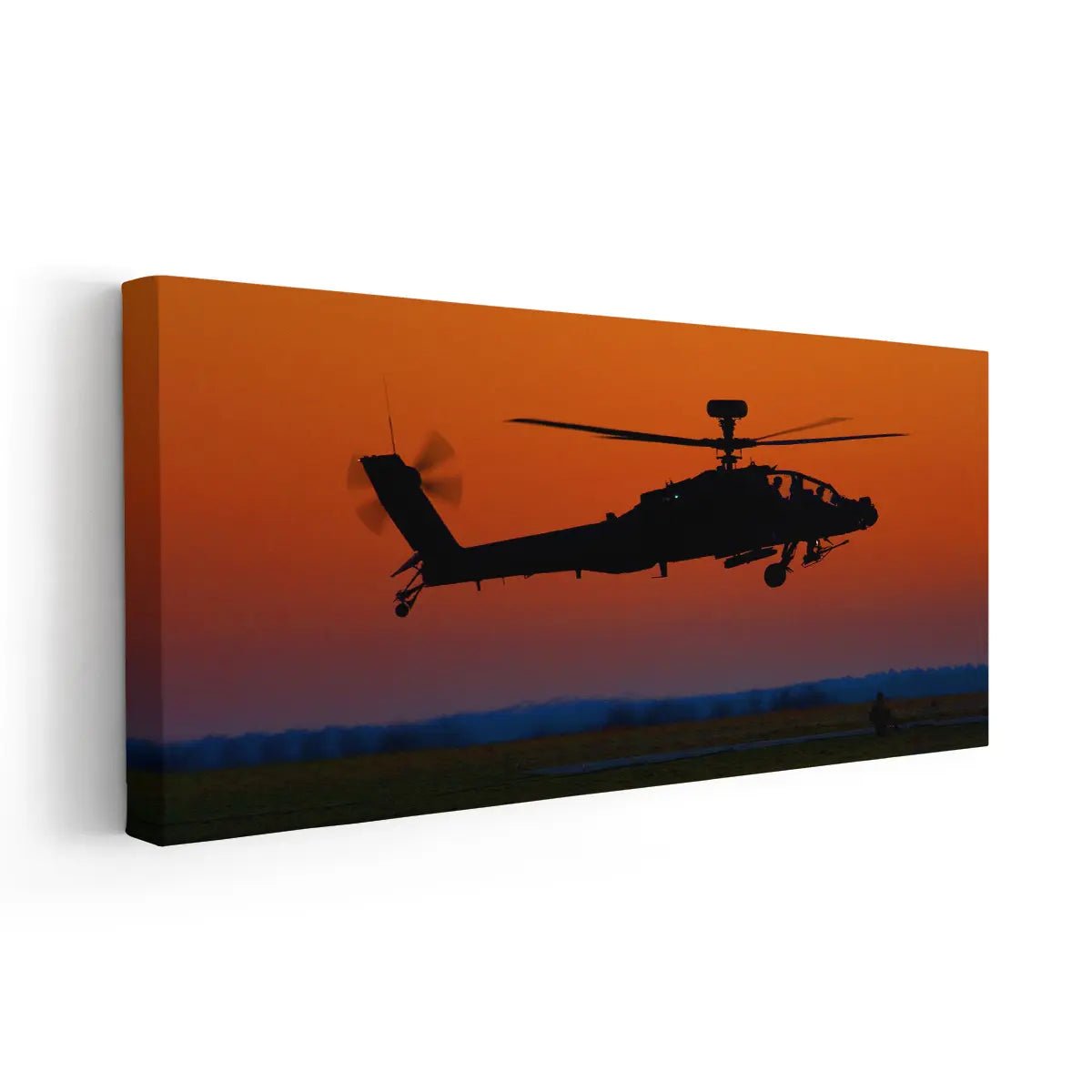 Military Apache Helicopter Wall Art-Stunning Canvas Prints
