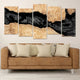 Abstract Black Lava Wall Art-Stunning Canvas Prints