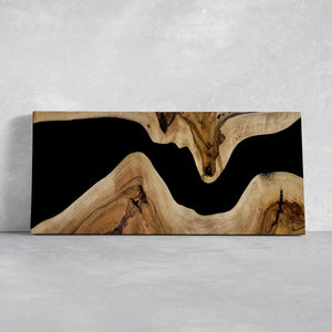 Wooden Wave Abstract Wall Art-Stunning Canvas Prints