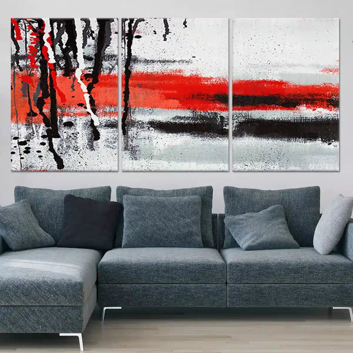 Dynamic Abstract Strokes Wall Art-Stunning Canvas Prints