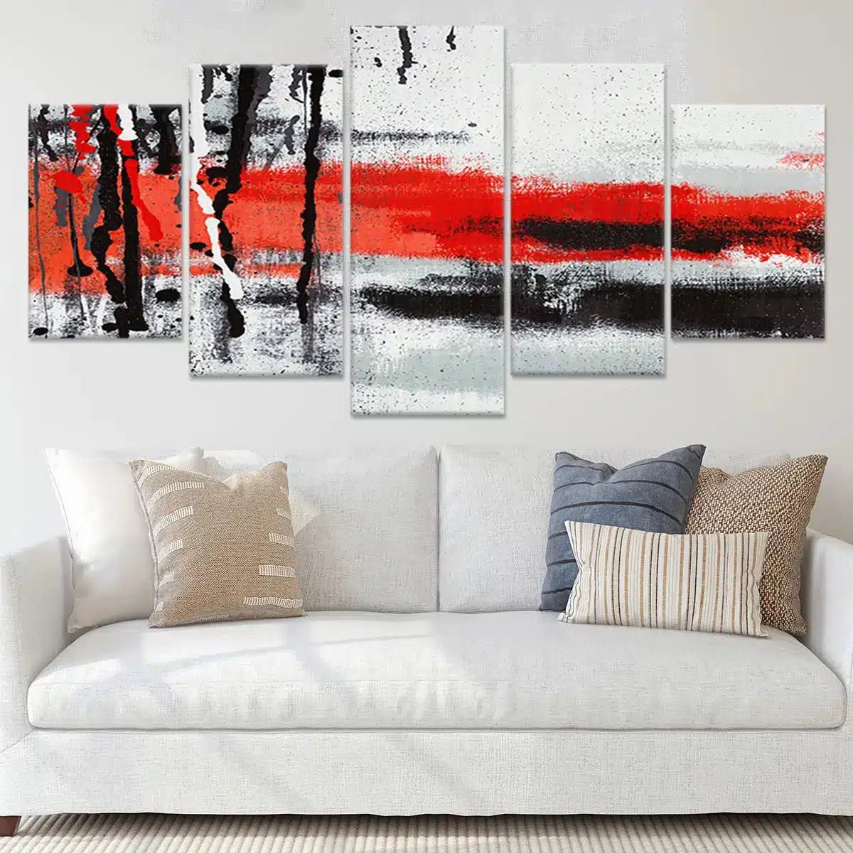 Dynamic Abstract Strokes Wall Art-Stunning Canvas Prints